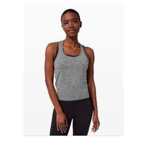 lululemon Swiftly Tech Racerback Tank Graphite Grey Size 8